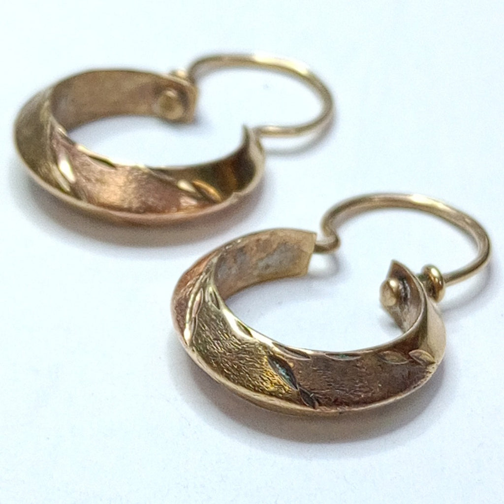 ARRACADAS PAR ORO 8 K 2,00 GRMS (SEMINUEVO)