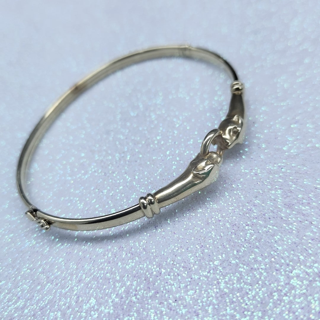 PULSERA RIGIDA ORO 14 K 8.7 GRMS (SEMINUEVO)