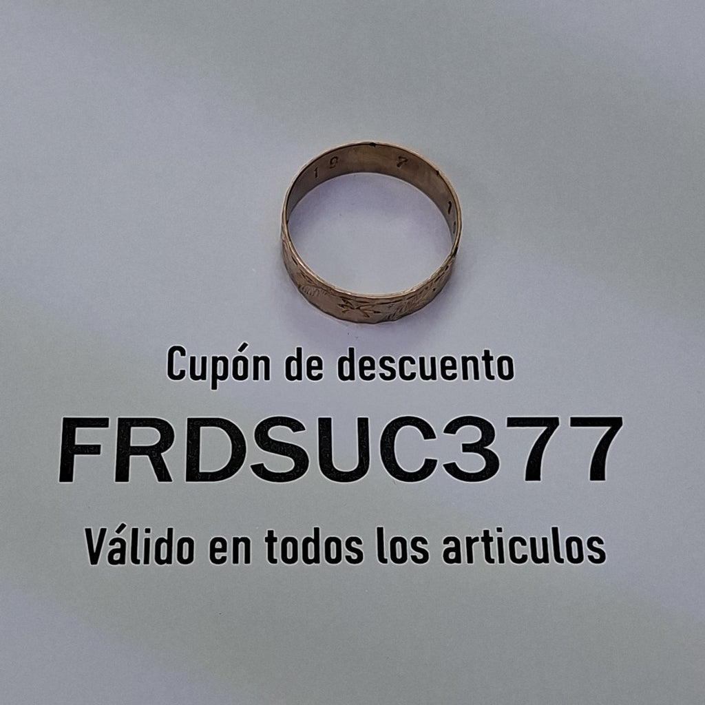ARGOLLA ORO 8 K 2.3 GRMS (SEMINUEVO)