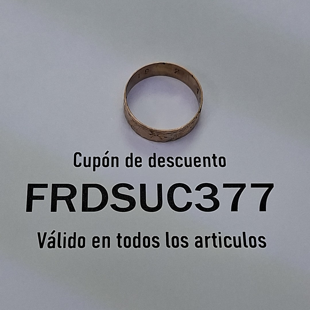 ARGOLLA ORO 8 K 2.3 GRMS (SEMINUEVO)