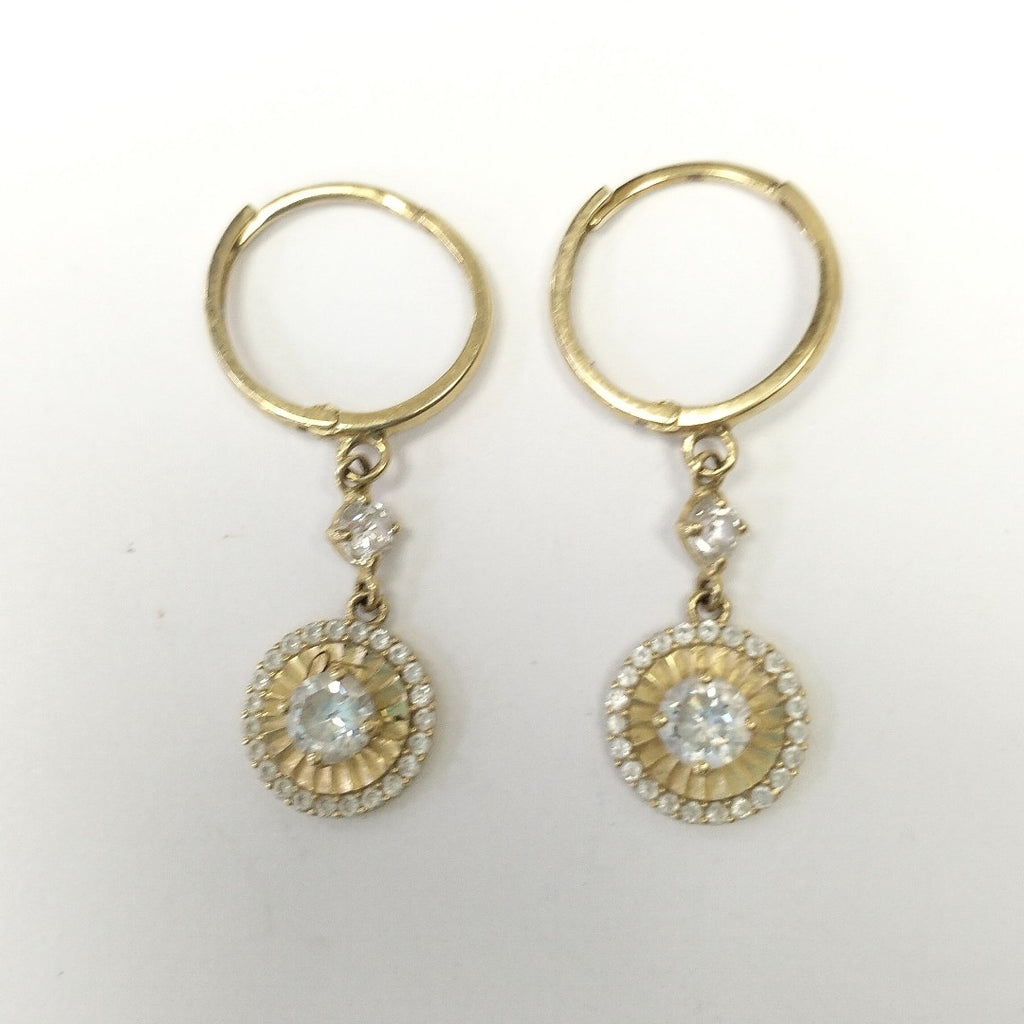 ARETES PAR ORO 14 K 2.1 GRMS (SEMINUEVO)