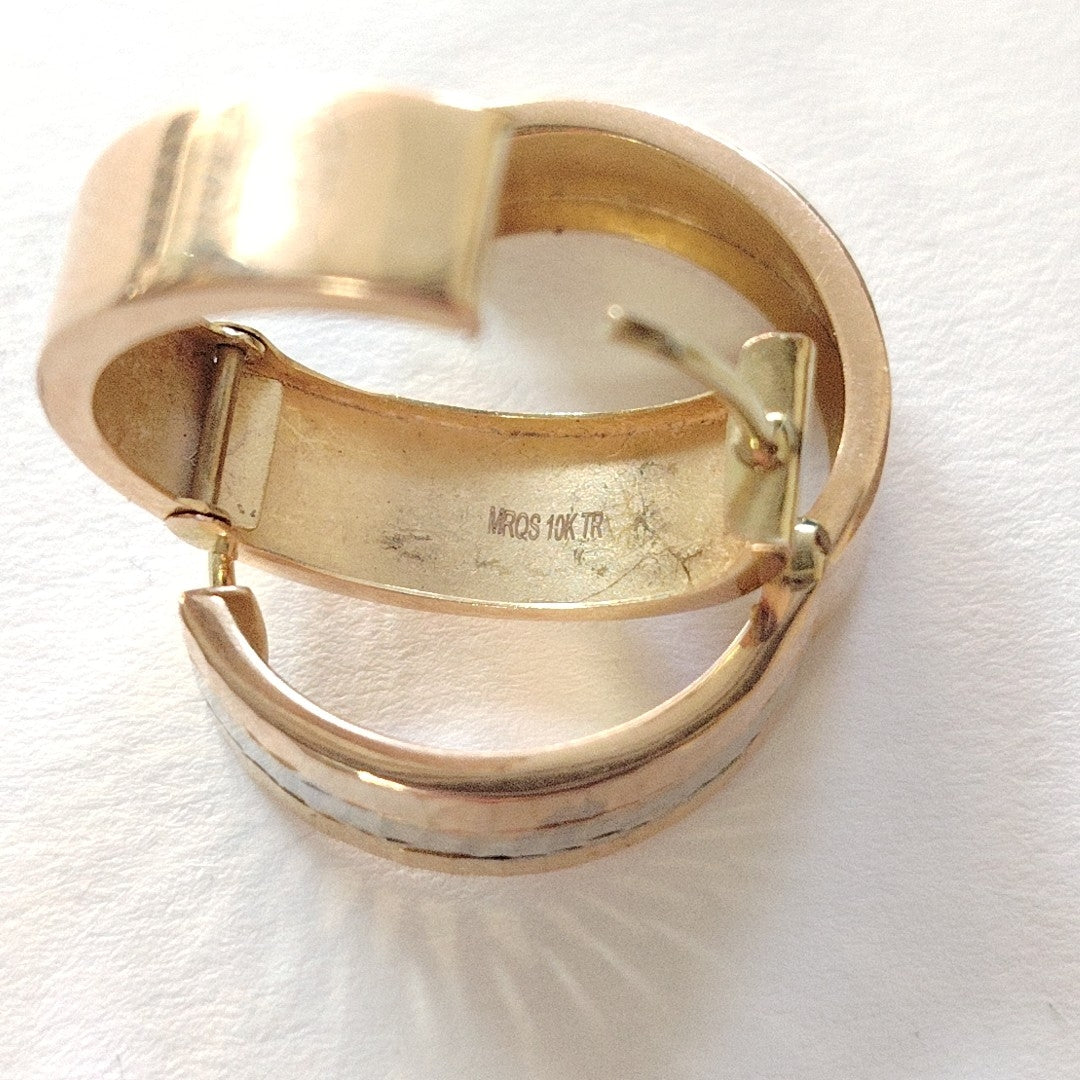 ARRACADAS PAR ORO 10 K 2.3 GRMS (SEMINUEVO)