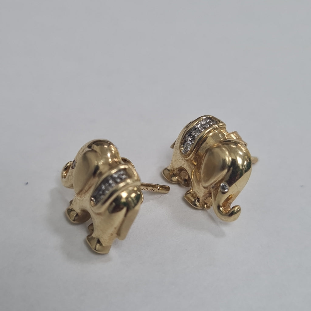 BROQUELES PAR ORO 14 K 3.7 GRMS (SEMINUEVO)