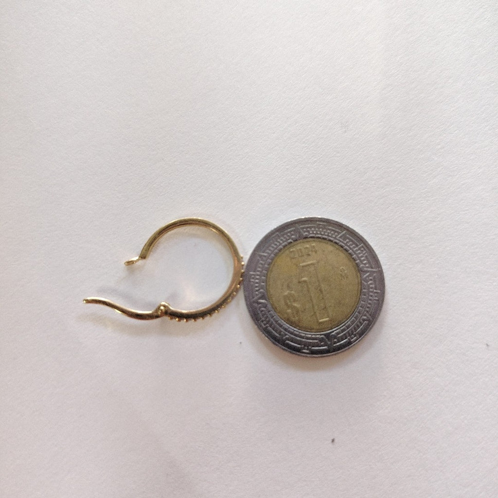 ARRACADAS PAR ORO 10 K 1.4 GRMS (SEMINUEVO)