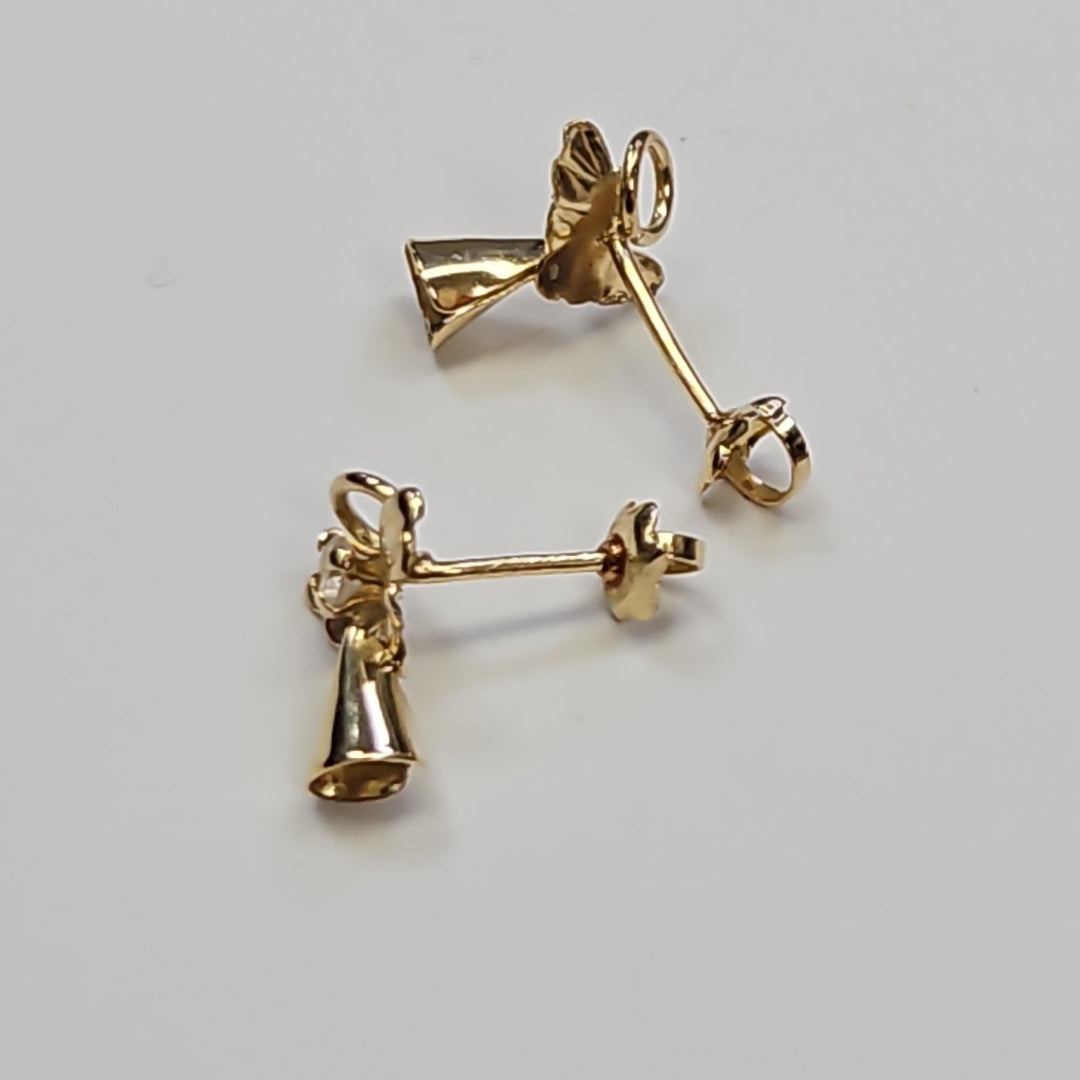 BROQUELES PAR ORO 10 K 0,50 GRMS (SEMINUEVO)