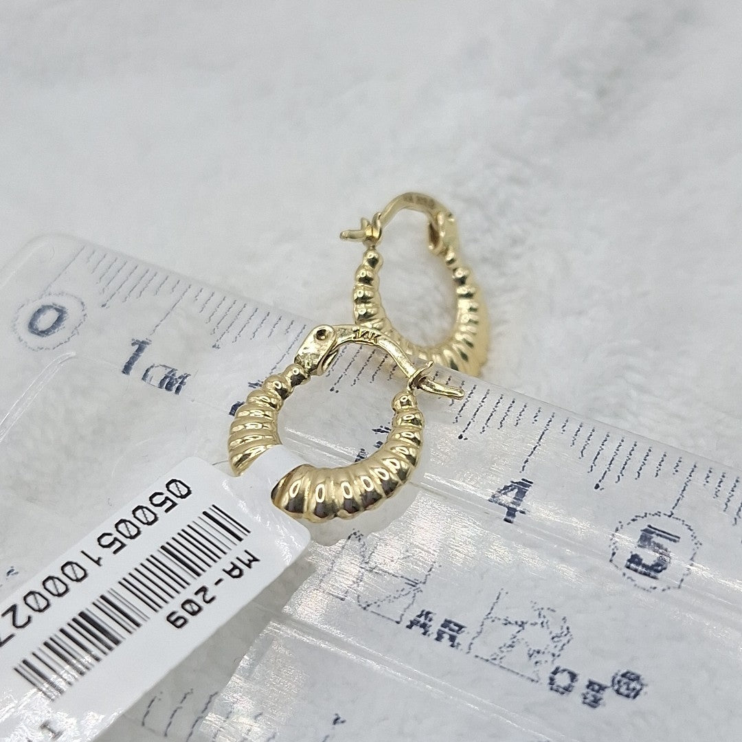 ARRACADAS ORO 14K 1.1 (NUEVO)