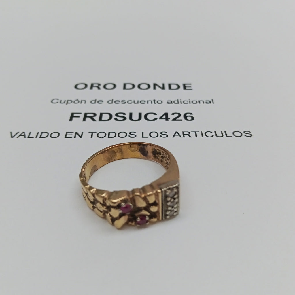 ANILLO ORO 10 K 6.3 GRMS (SEMINUEVO)