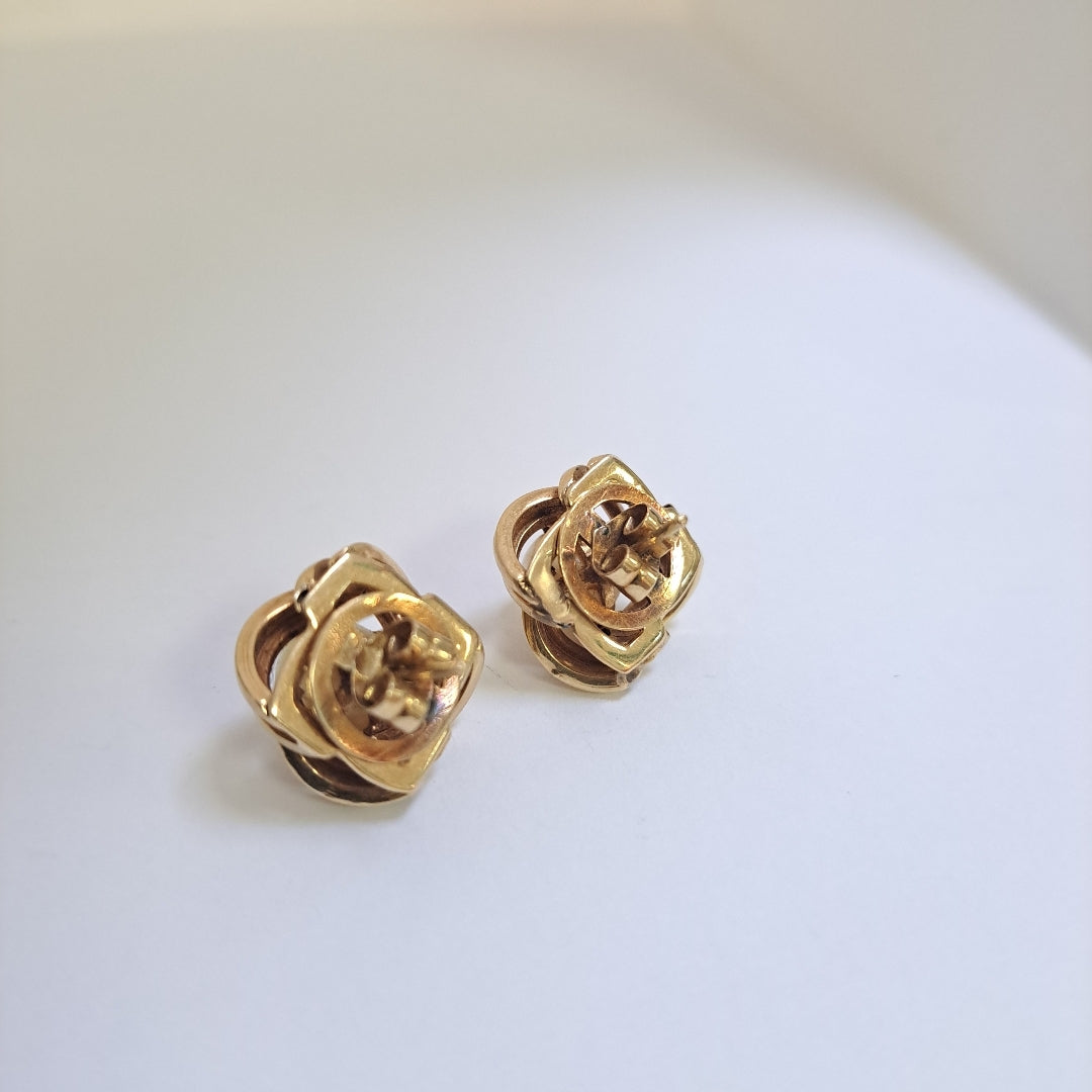 BROQUELES PAR ORO 18 K 5,90 GRMS (SEMINUEVO)