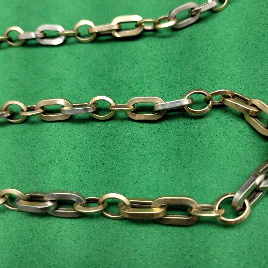 CADENA ORO, ORO BLANCO 14 K 17.9 GRMS (SEMINUEVO)