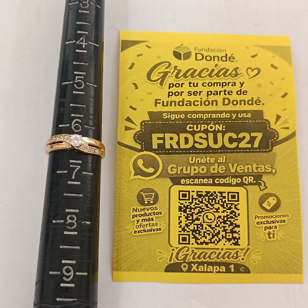 ANILLO ORO 14 K 3 GRMS (SEMINUEVO)