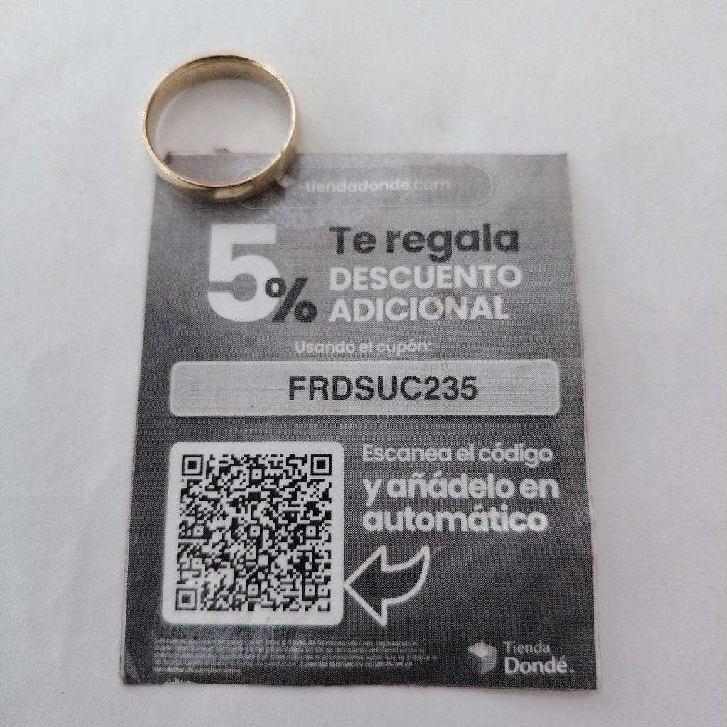 ARGOLLA ORO 10 K 3,60 GRMS (SEMINUEVO)