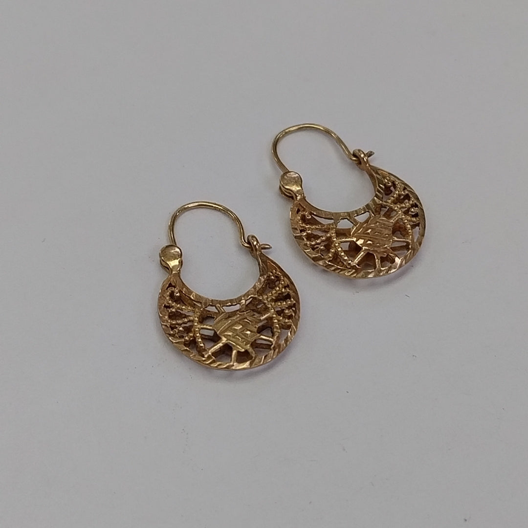 ARETES PAR ORO 10 K 1.3 GRMS (SEMINUEVO)