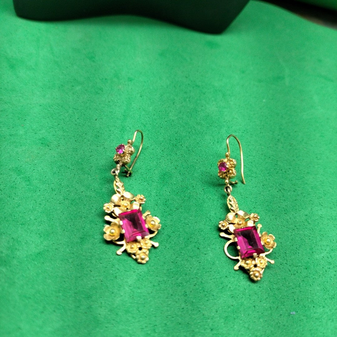 ARETES PAR ORO 8 K 7.9 GRMS (SEMINUEVO)