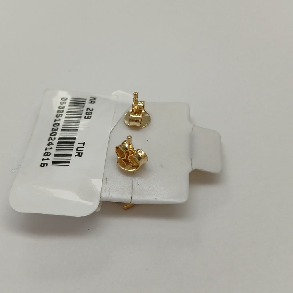 BROQUELES ORO 14K 1.5 (NUEVO)