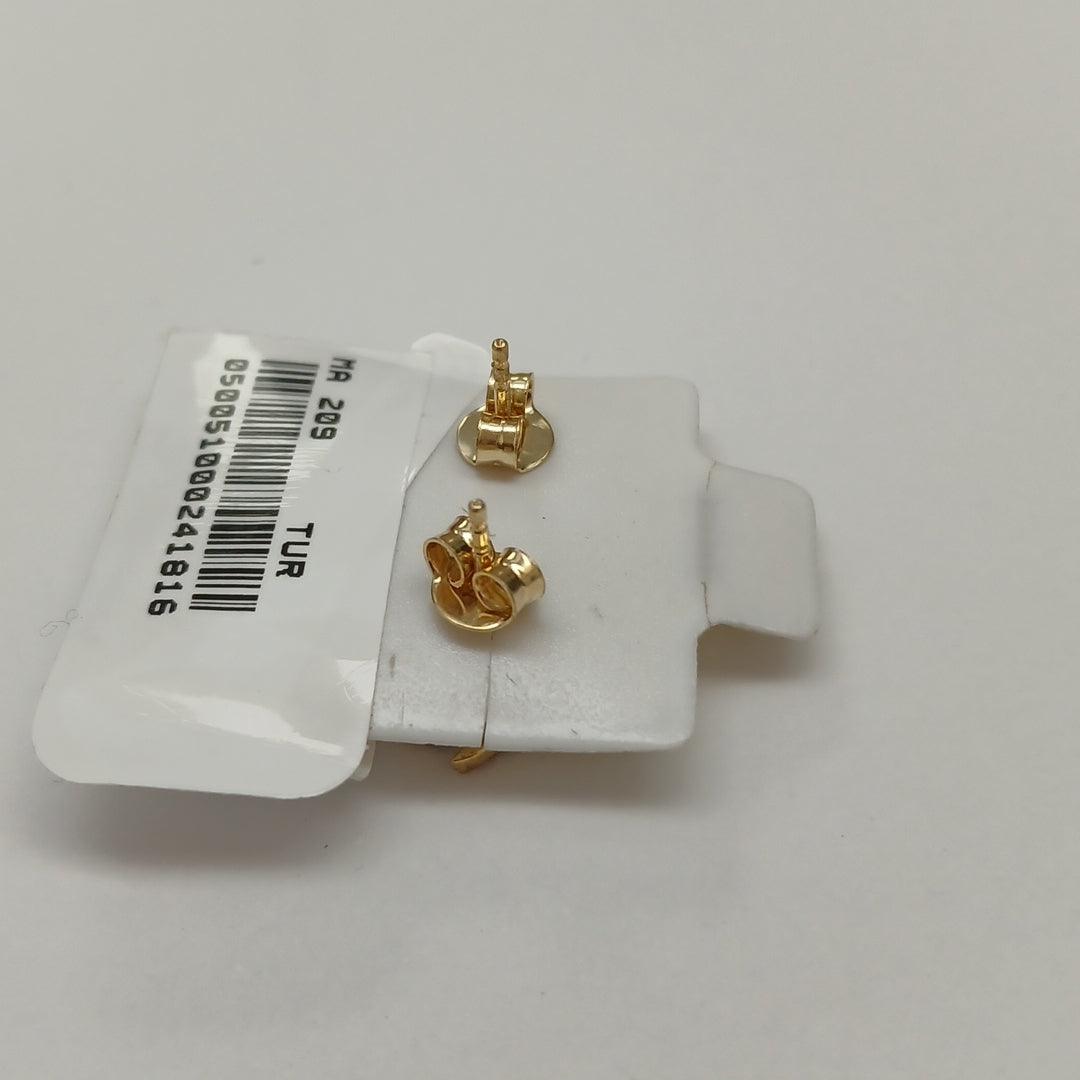 BROQUELES ORO 14K 1.5 (NUEVO)
