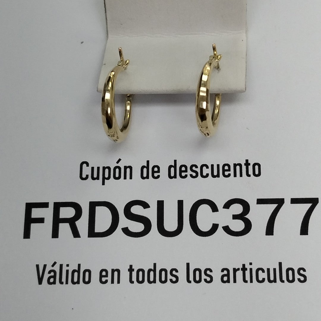 ARRACADAS ORO 14K 1.4 (NUEVO)