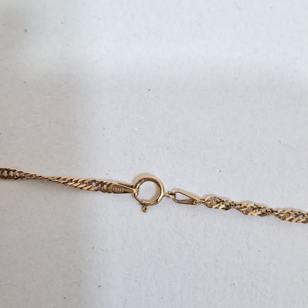 CADENA ORO 14 K 3,70 GRMS (SEMINUEVO)