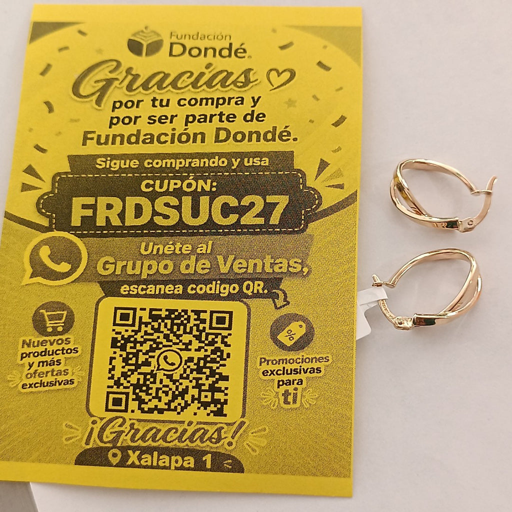 ARRACADAS ORO 14K 1.5 (NUEVO)