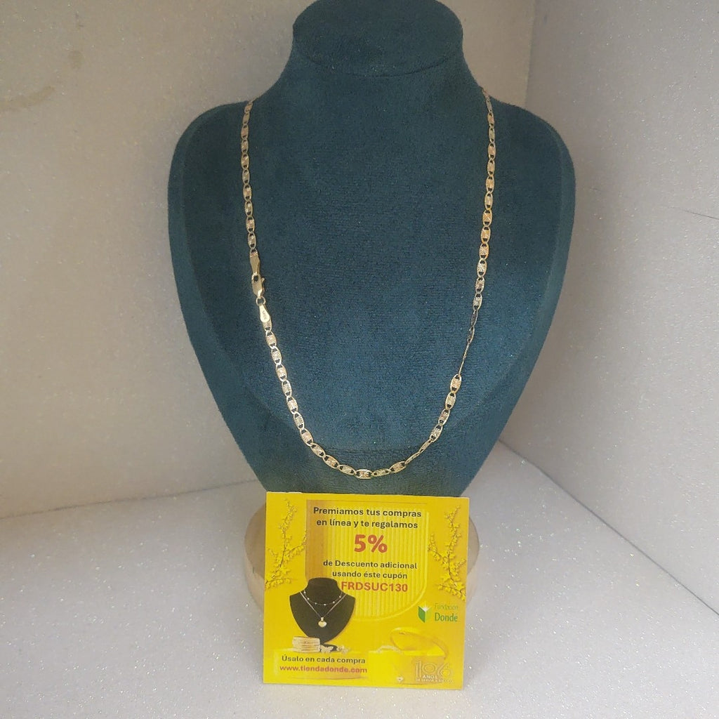 CADENA GUCHI 14K 55 CM 8 GR (NUEVO)