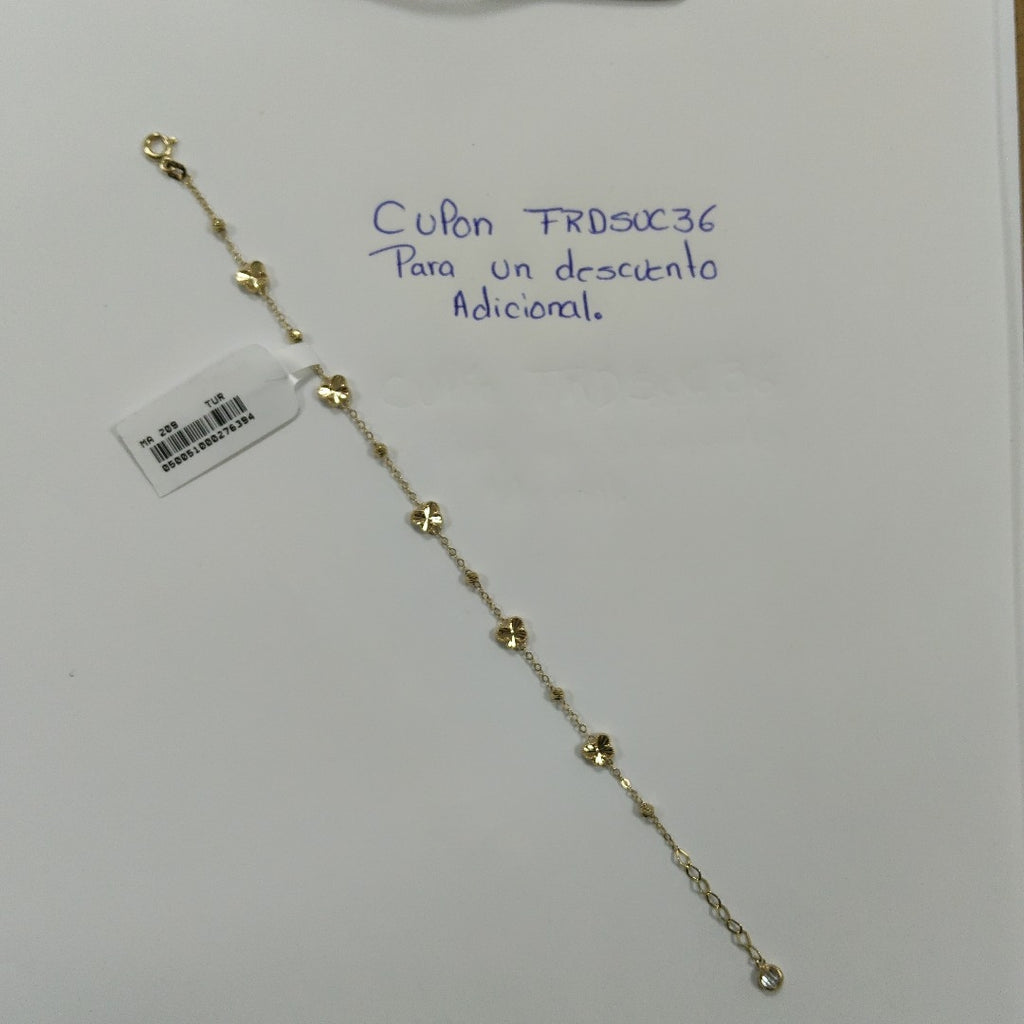 PULSERAS DAMA ORO 14K 2.1 (NUEVO)