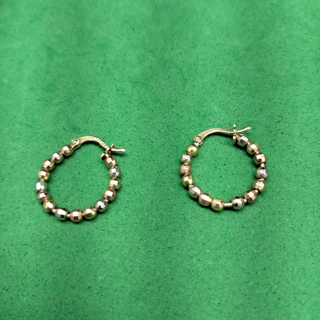 ARRACADAS PAR ORO 10 K 2.8 GRMS (SEMINUEVO)