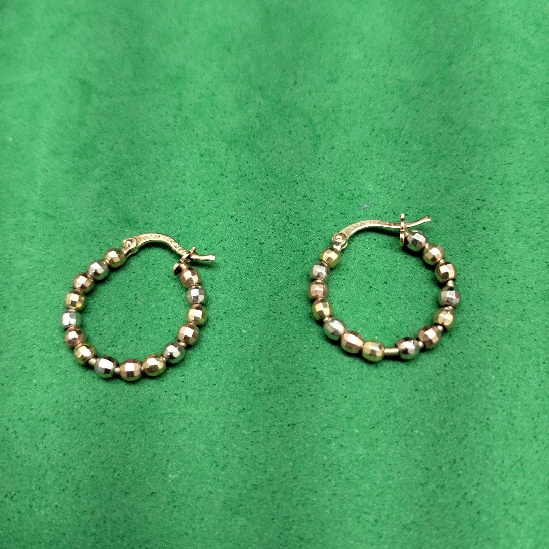 ARRACADAS PAR ORO 10 K 2.8 GRMS (SEMINUEVO)