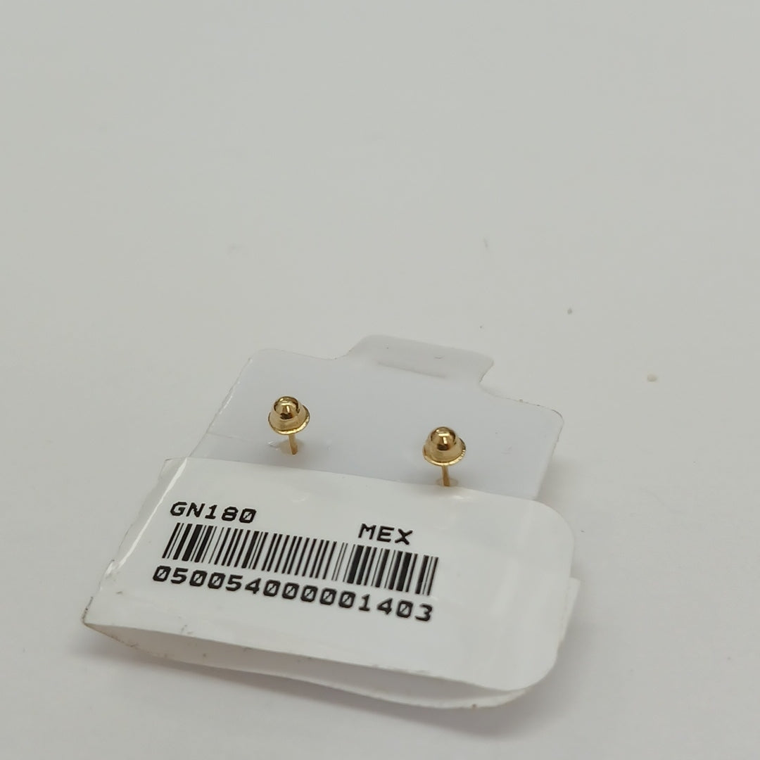 BROQUELES BROQUEL FIG TREBOL 14K 0.2851 GR (NUEVO)