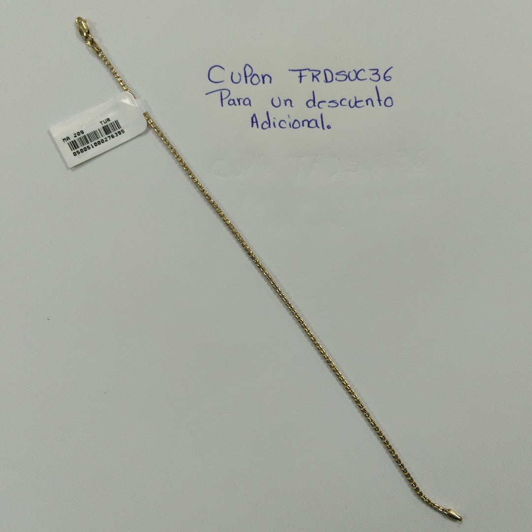 PULSERAS CABALLERO ORO 14K 2.5 (NUEVO)