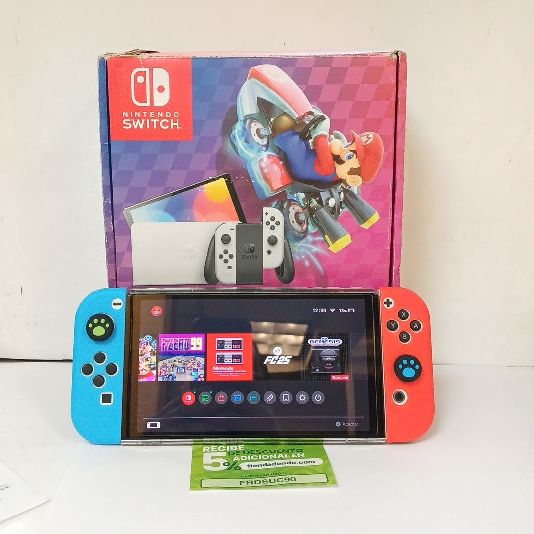 CONSOLA DE VIDEOJUEGO NINTENDO SWITCH OLED 64 GB (SEMINUEVO)