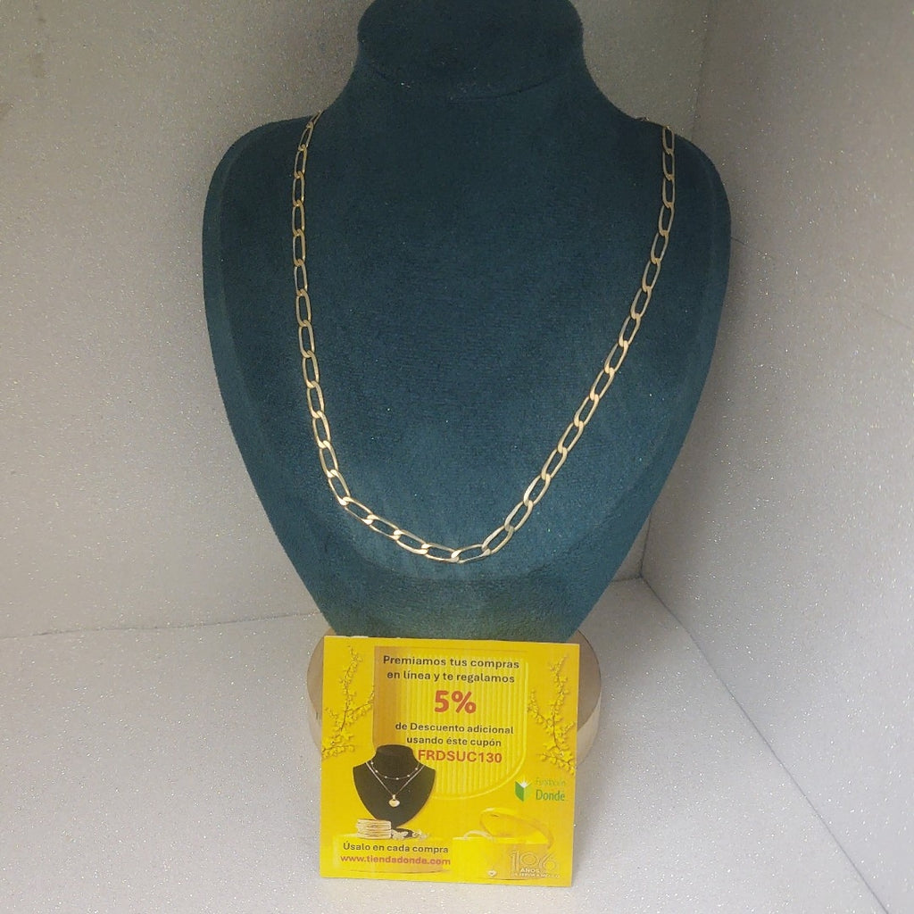 CADENA ESLABONES 14K 60 CM 11.4 GR (NUEVO)