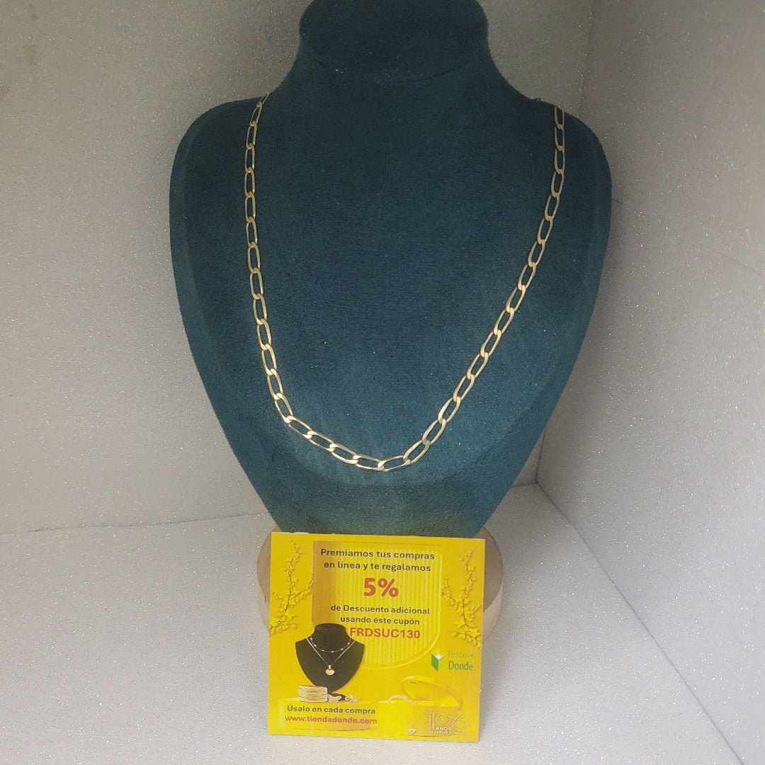 CADENA ESLABONES 14K 60 CM 11.4 GR (NUEVO)