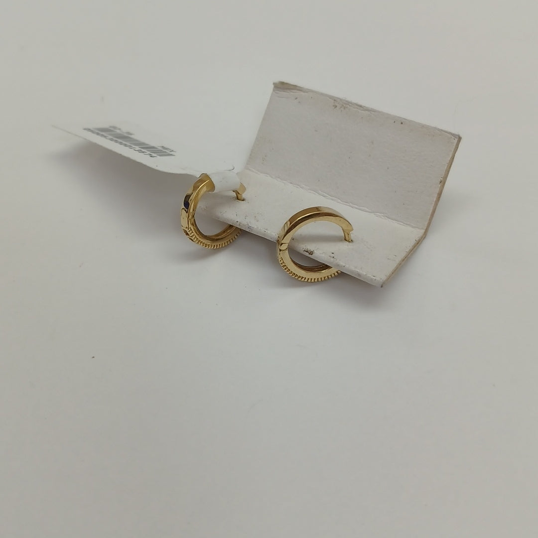 ARETES ARRACADAS CON CIRCONIAS 10K 1.2 GR (NUEVO)
