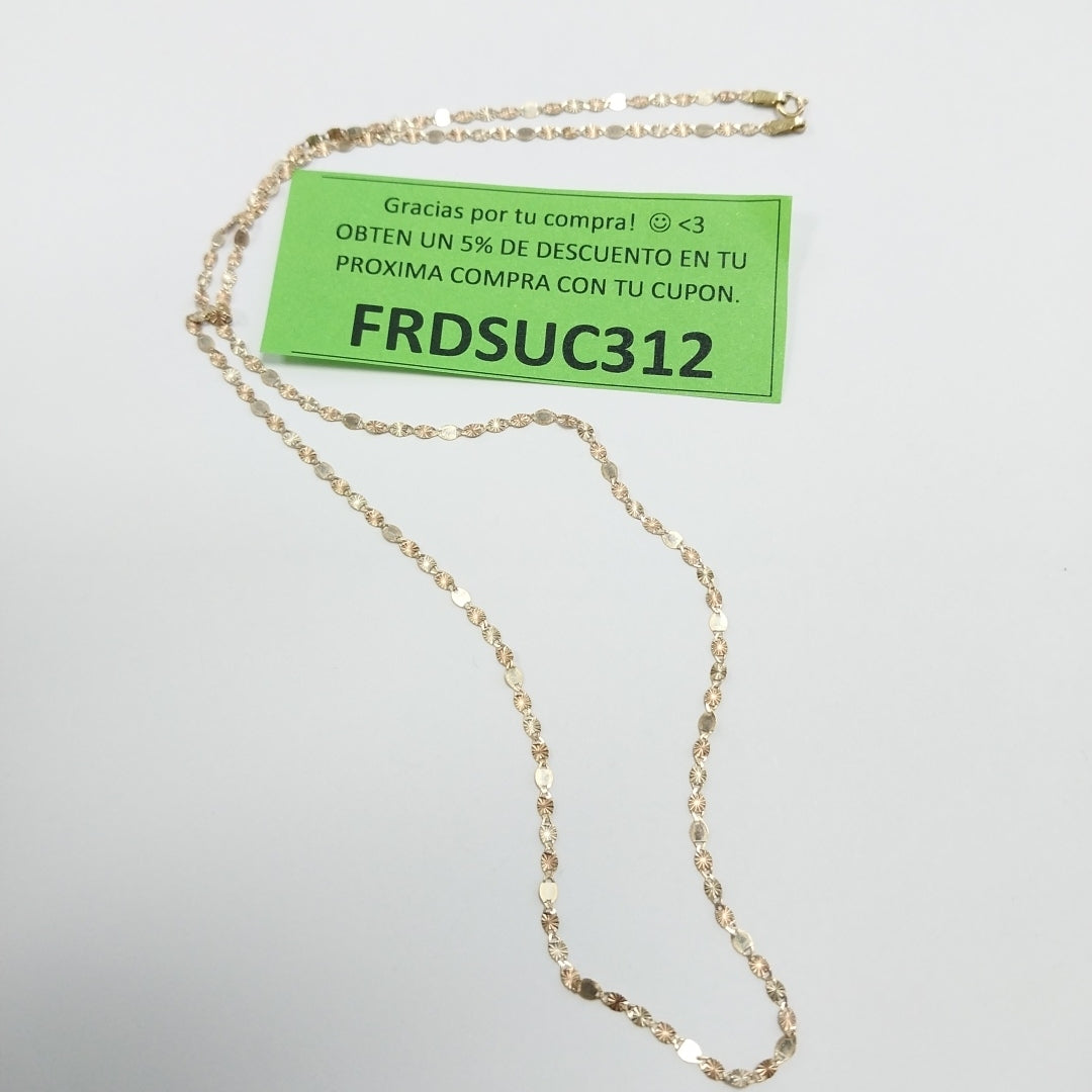 CADENA ORO 10 K 1.3 GRMS (SEMINUEVO)