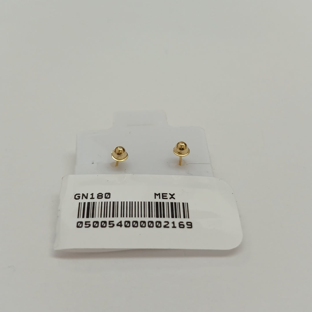 BROQUELES BROQUE FIG CEREZA C ESMALTE 14K 0.2203 GR (NUEVO)