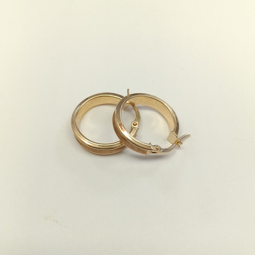ARRACADAS PAR ORO 14 K 1,60 GRMS (SEMINUEVO)