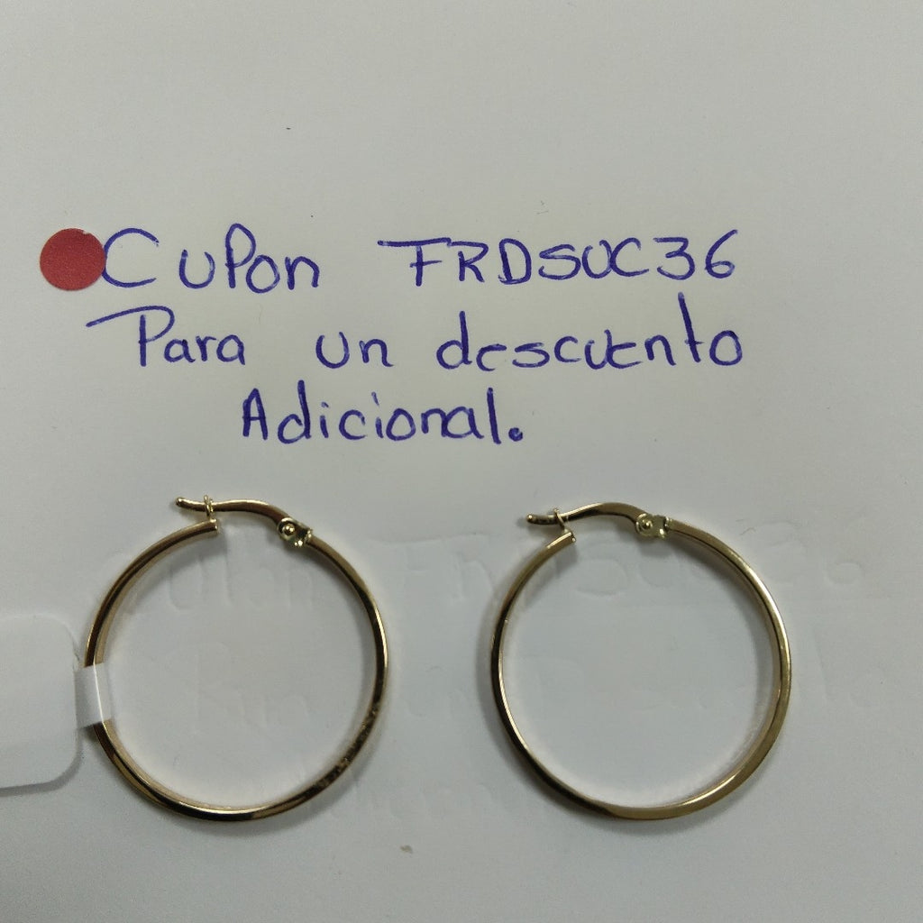 ARRACADAS ORO 14K 1.9 (NUEVO)