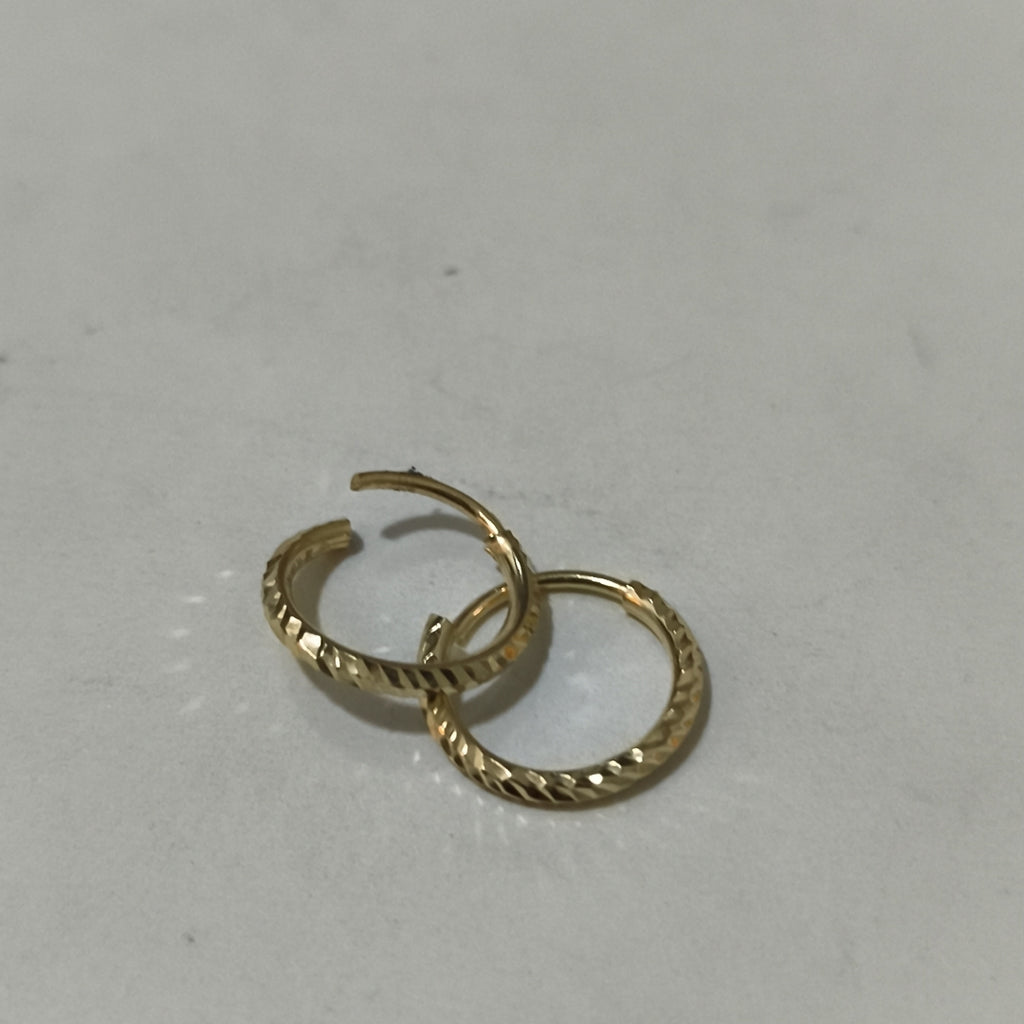 ARRACADAS PAR ORO 14 K 0.6 GRMS (SEMINUEVO)