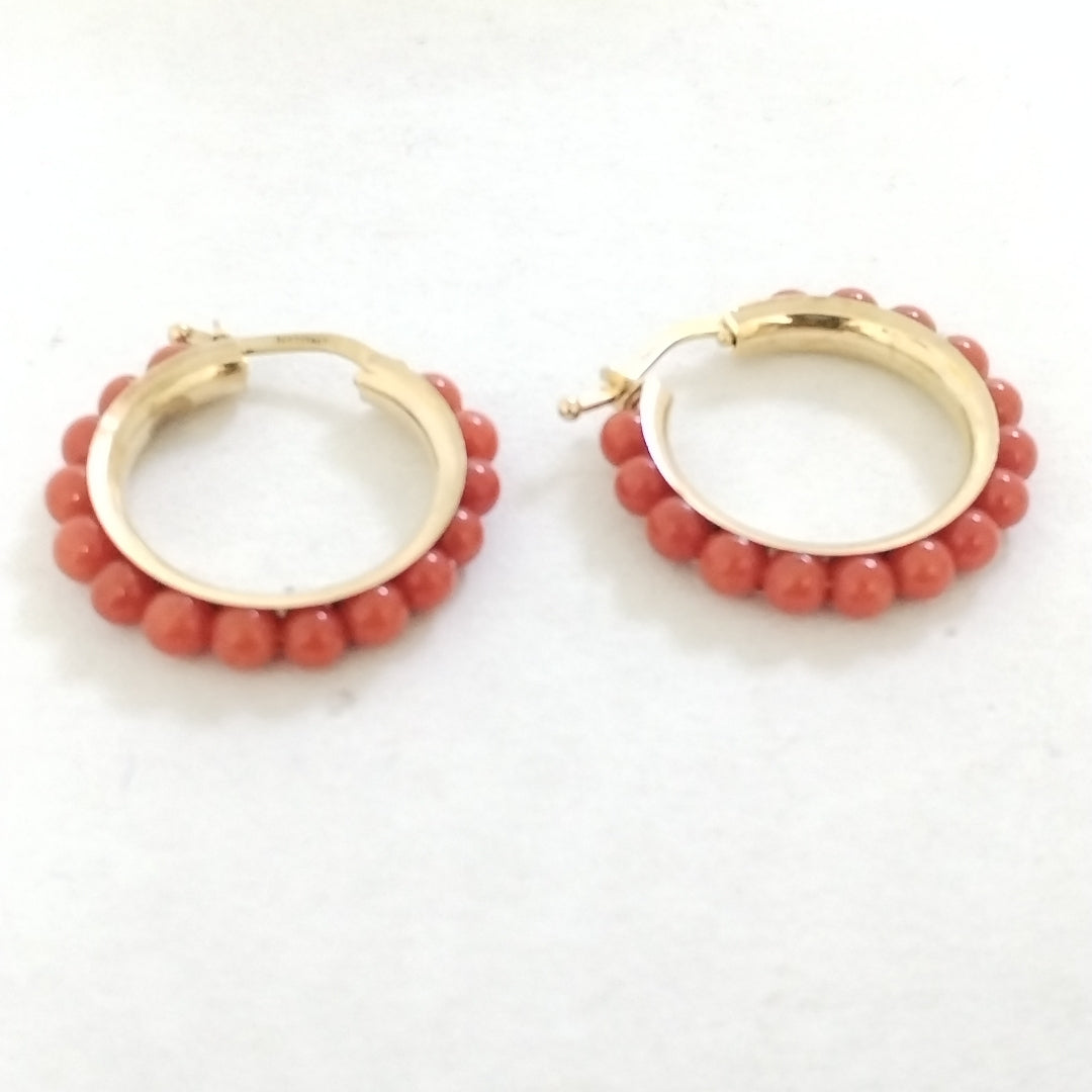 ARRACADAS PAR ORO 14 K 2.8 GRMS (SEMINUEVO)