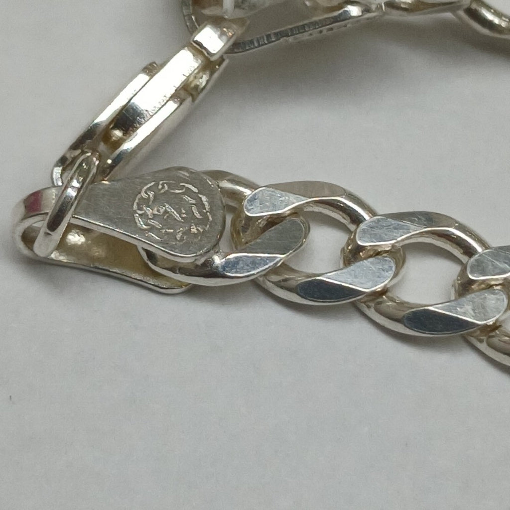 PULSERA BARBADA PLATA .925 21 CM 7.13 GR (NUEVO)