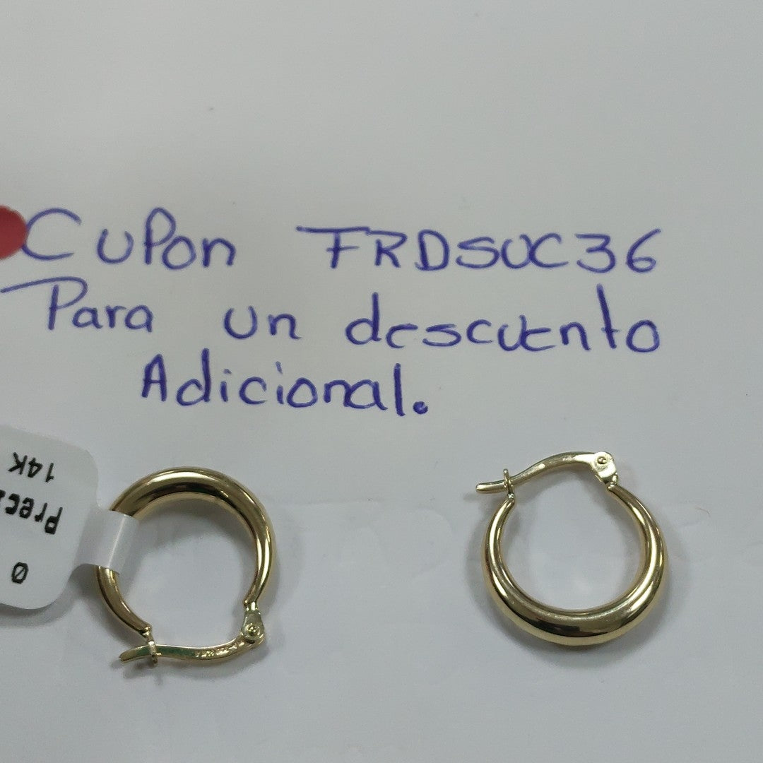 ARRACADAS ORO 14K 1.4 (NUEVO)