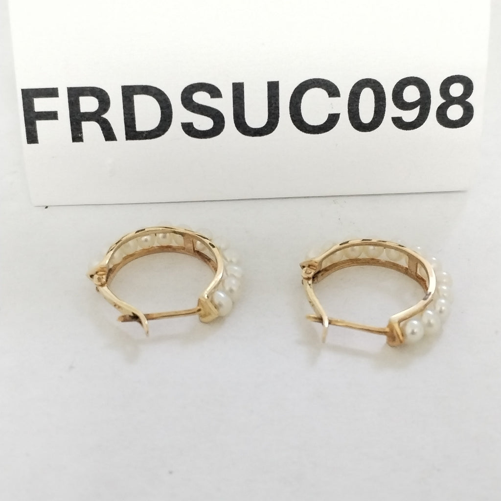 ARRACADAS PAR ORO 14 K 3.6 GRMS (SEMINUEVO)