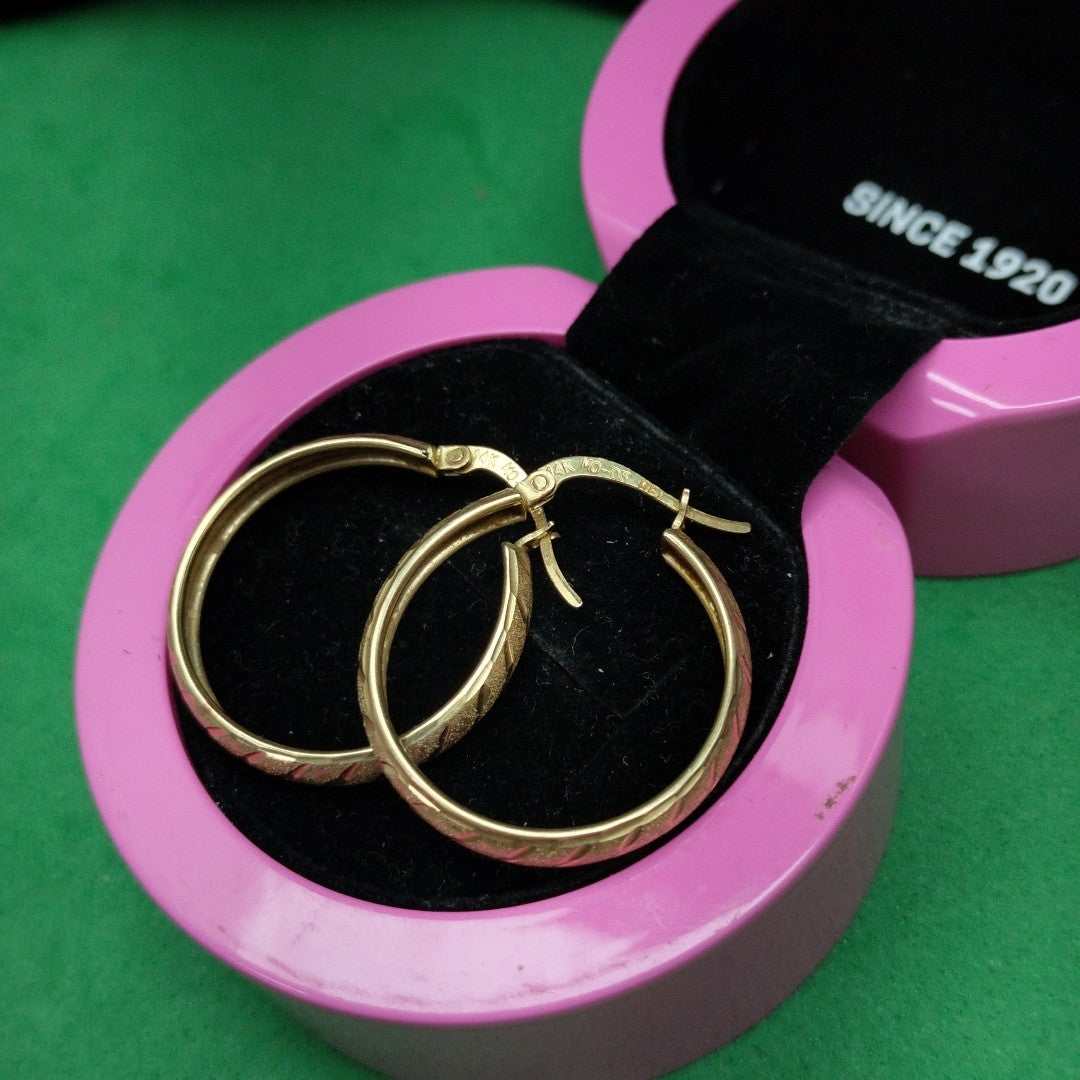 ARRACADAS PAR ORO 14 K 3,20 GRMS (SEMINUEVO)
