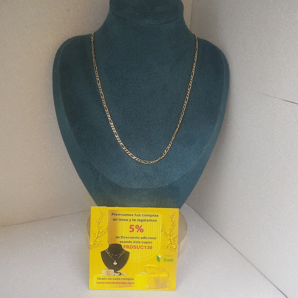 CADENA ORO 14 K 2.2 GRMS (SEMINUEVO)