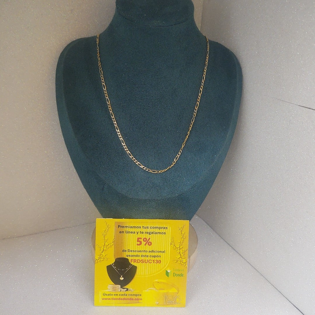 CADENA ORO 14 K 2.2 GRMS (SEMINUEVO)