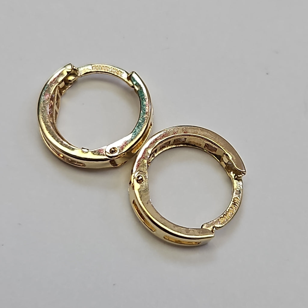 ARRACADAS PAR ORO 14 K 0.8 GRMS (SEMINUEVO)