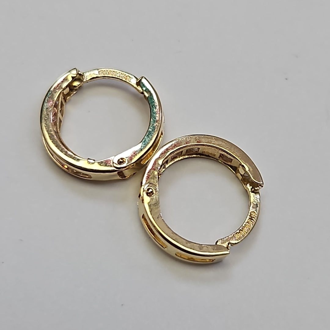ARRACADAS PAR ORO 14 K 0.8 GRMS (SEMINUEVO)