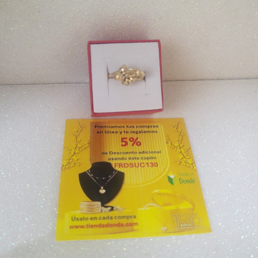 ANILLO ORO 14 K 2.5 GRMS (SEMINUEVO)