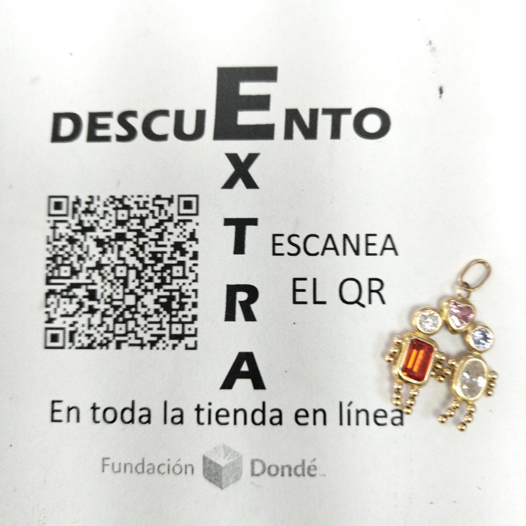 DIJE ORO 14 K 2.2 GRMS (SEMINUEVO)