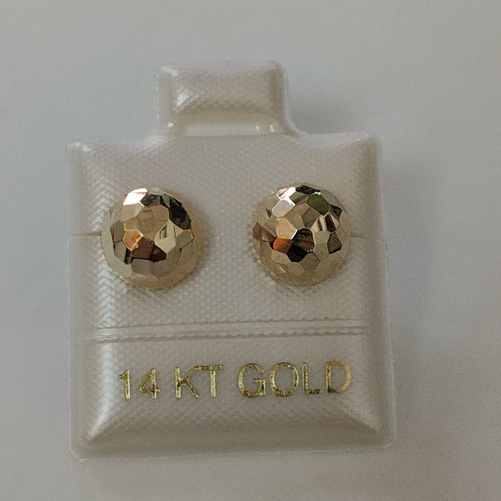 BROQUELES ORO 14K 1.2 (NUEVO)