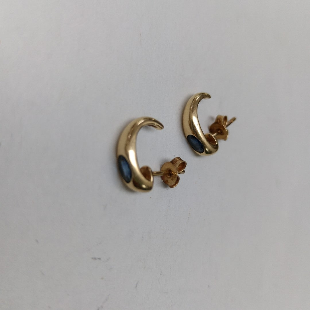 BROQUELES PAR ORO 14 K 2,20 GRMS (SEMINUEVO)